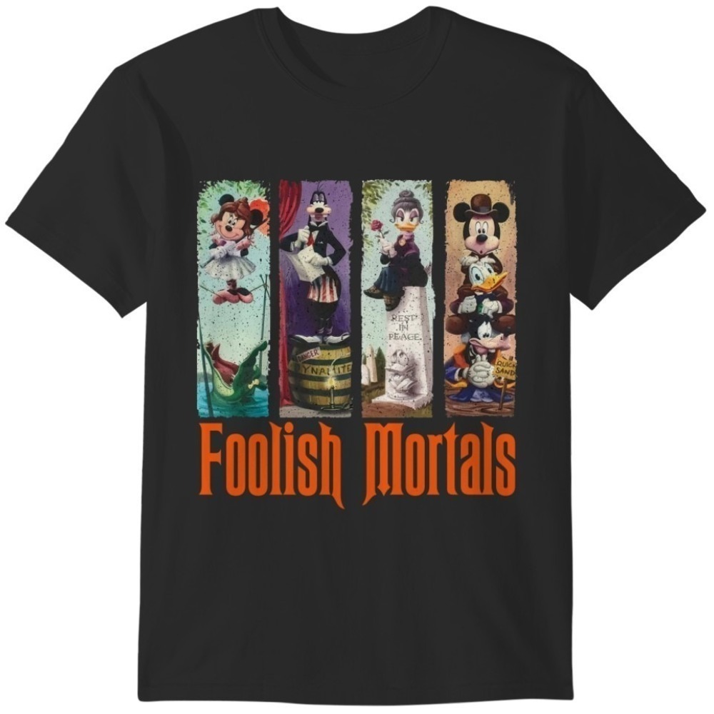 Disney The Haunted Mansion Mickey Mouse Minnie Mouse Goofy Daisy Tshirt